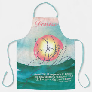 Transformiert von Grace The New Creation Christlic Schürze