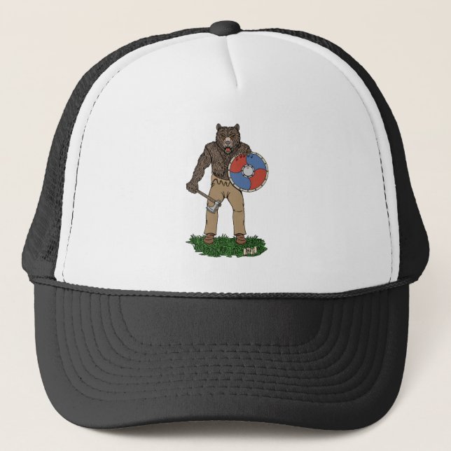 Transformierte Viking Berserker oder Werebear Truckerkappe (Vorderseite)