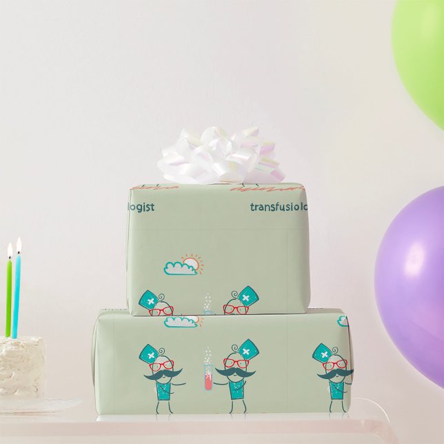 Transfusiologe Geschenkpapier (Von Creator hochgeladen)