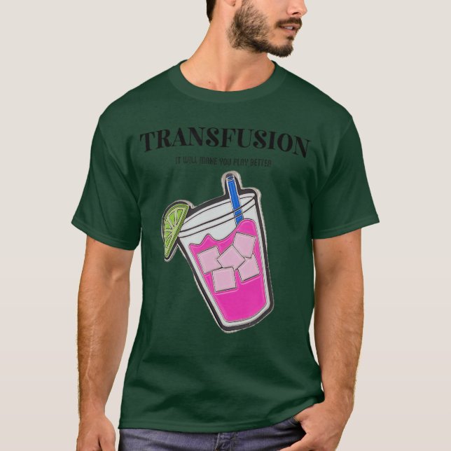 Transfusion Es Wird Dich Besseren Golf Spielen Ges T-Shirt (Vorderseite)