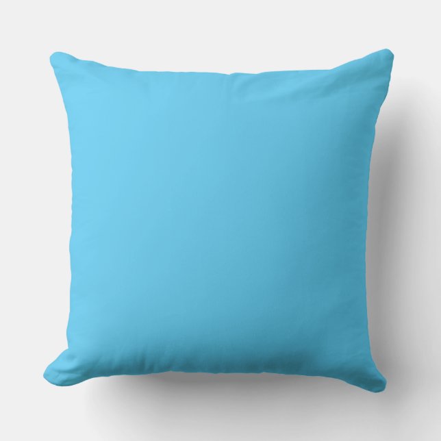Transgender 20 x 20 Blue Throw Pillow Kissen (Vorderseite)