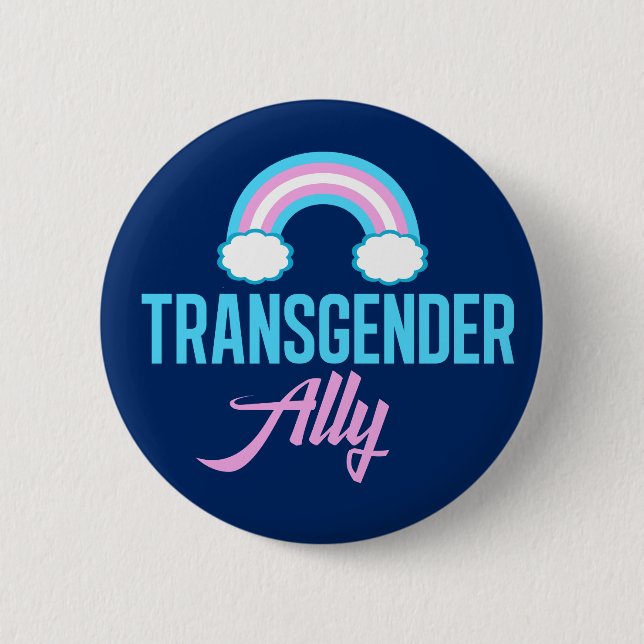 Transgender Ally Button (Vorderseite)