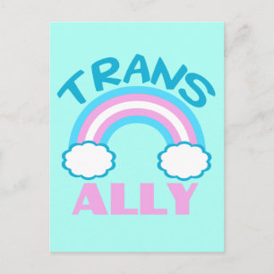 Transgender Ally Postkarte