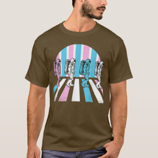Transgender Astronaut LGBT-Q Space-man Moon Trans T-Shirt