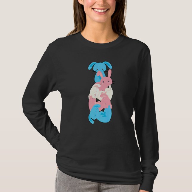 Transgender Bunny Transgender T-Shirt (Vorderseite)