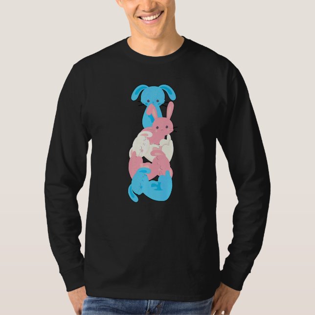 Transgender Bunny Transgender T-Shirt (Vorderseite)