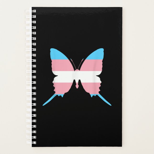 Transgender Butterfly Trans Pride Flag LGBT Planer (Vorderseite)