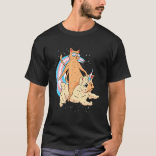 Transgender Cat Trans Pride Mops Transsexuelle Fla T-Shirt