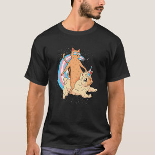 Transgender Cat Trans Pride Mops Transsexuelle Fla T-Shirt