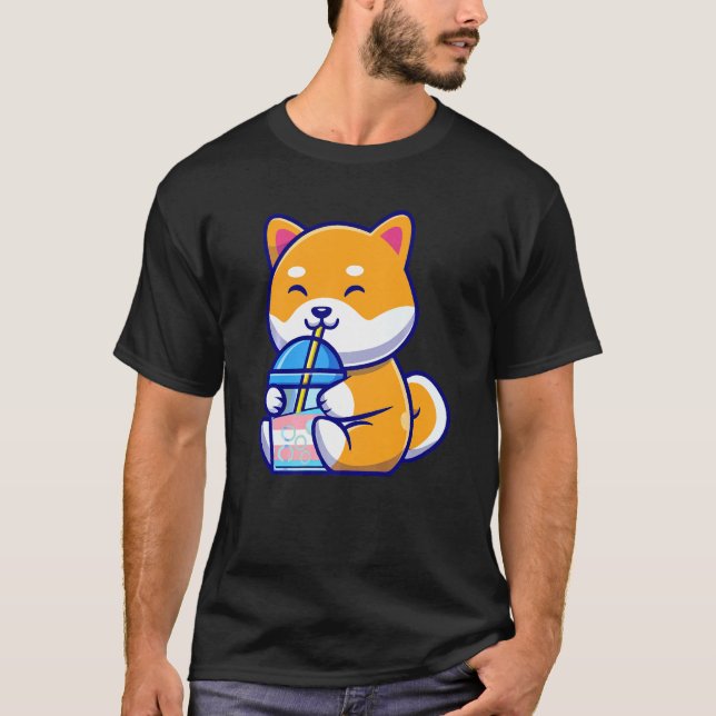 Transgender Corgi Bubble Tee Transgender Corgi Blu (Vorderseite)