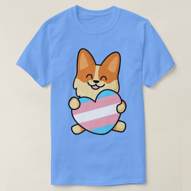 Transgender Corgi Herz Transgender Corgi Herz143 T-Shirt (Design vorne)