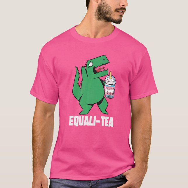 Transgender Dino Equali Tee Transgender Dino Equal (Vorderseite)