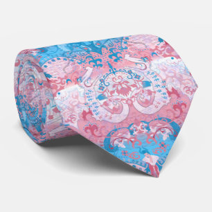 Transgender Dragon Damask - Farbe des Trans-Strich Krawatte