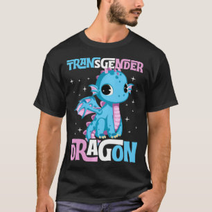 Transgender Dragon Teen Trans Pride Flag Ästhetik T-Shirt