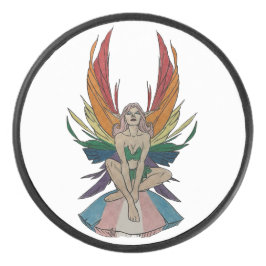 Transgender Faerie Eishockey Puck