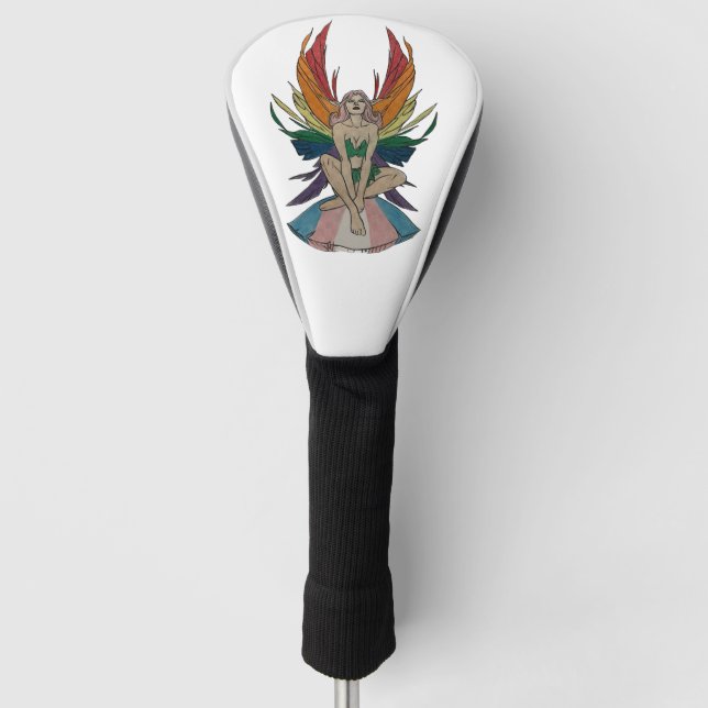 Transgender Faerie Golf Headcover (Vorderseite)