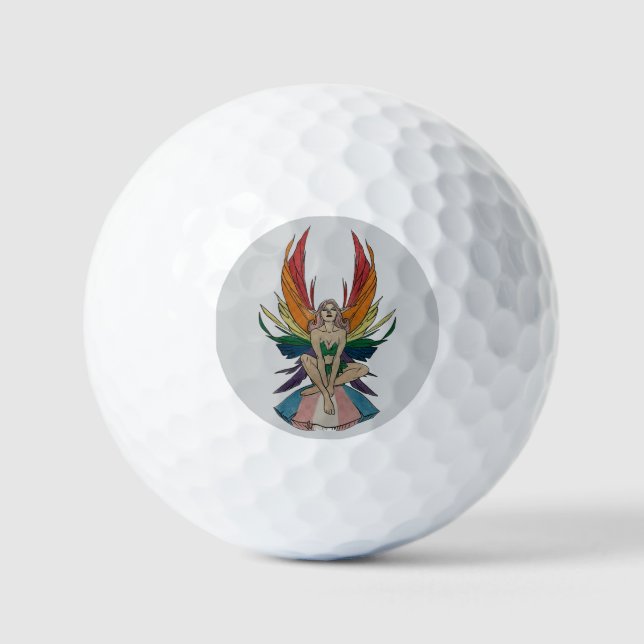 Transgender Faerie  Golfball (Vorderseite)