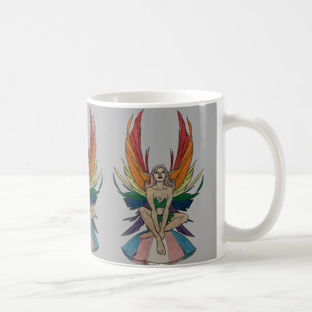 Transgender Faerie  Kaffeetasse (Rechts)