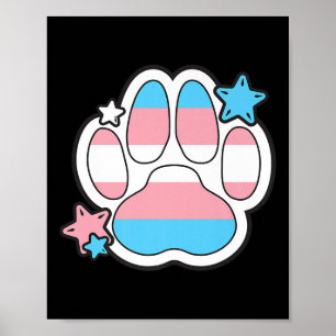 Transgender Fellie Pfote Lgbtq Monat Schwulenrecht Poster