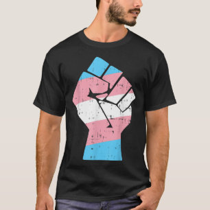 Transgender Fist Pride Rights LGBT Trans Transexua T-Shirt