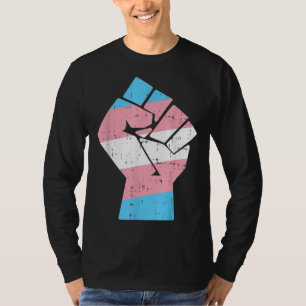 Transgender Fist Pride Rights LGBT Trans Transexua T-Shirt