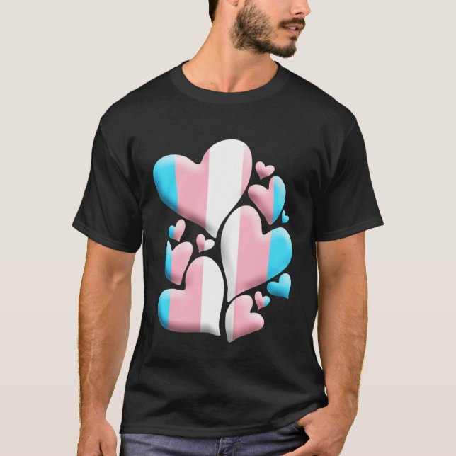 Transgender Flag Day MTF FTM Pride Trans Transgend T-Shirt (Vorderseite)