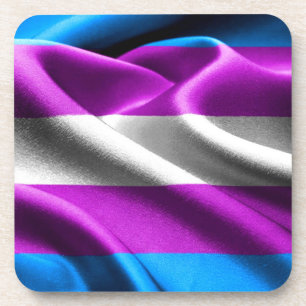 Transgender-Flag Getränkeuntersetzer