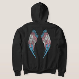 Transgender Flag - Halo - Flüge Hoodie