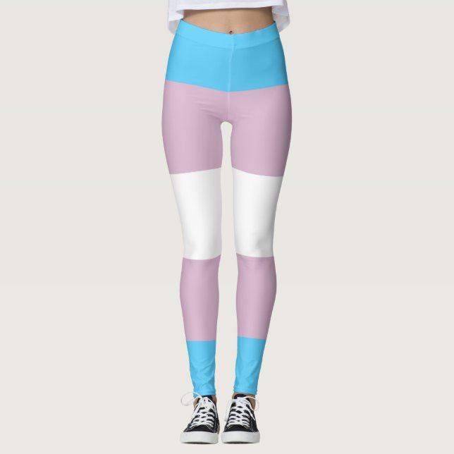 Transgender-Flag-Leggings Leggings (Vorderseite)