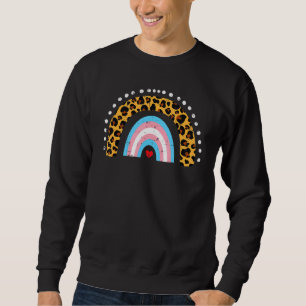 Transgender Flag Leopard Lgbt Trans Pride Stuff Wo Sweatshirt