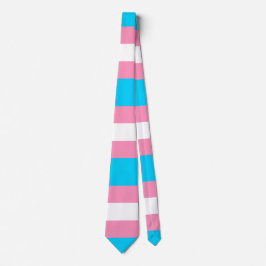  Transgender Flag | LGBTQIA+ Pink, Blue and White Krawatte