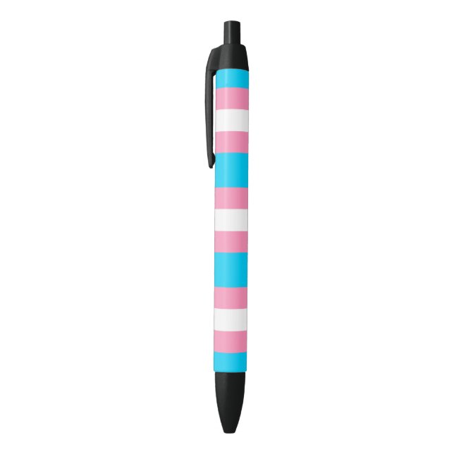  Transgender Flag | LGBTQIA+ Pink, Blue and White Kugelschreiber (Oberseite (Vertikal))
