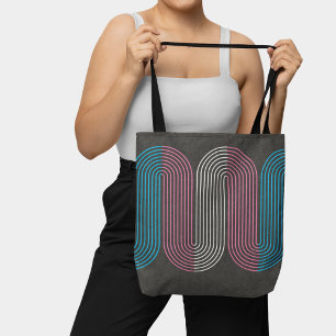 Transgender Flag Minimalistische Linie Art Deco