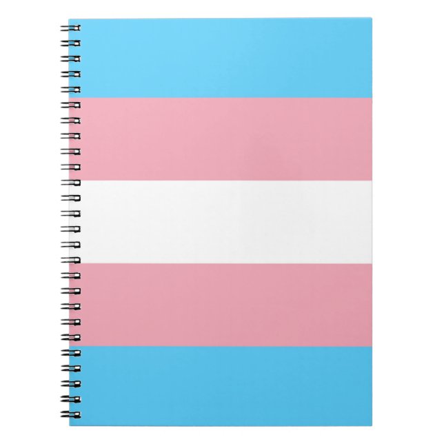 Transgender-Flag Notizblock (Vorderseite)