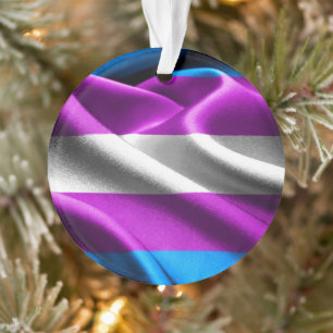 Transgender-Flag Ornament