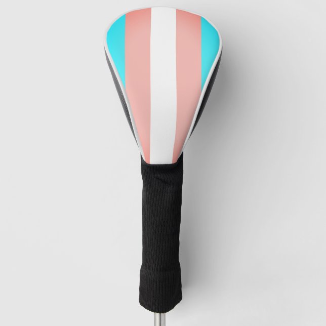 Transgender Flag & Pride Liebe Golf Community /LGB Headcover (Vorderseite)