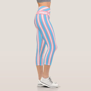 Transgender-Flag & Prix-Community/Geschlechterflag Capri Leggings
