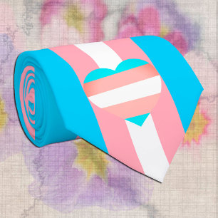 Transgender-Flag & Prix-Community/Geschlechterflag Krawatte