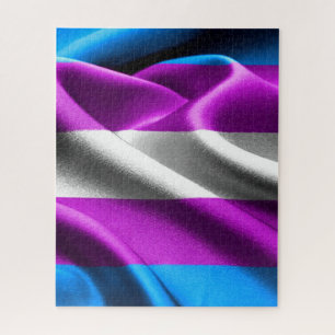 Transgender-Flag Puzzle