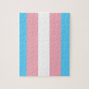 Transgender-Flag Puzzle