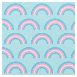 Transgender Flag Rainbows Niedlich Blau Rosa Weiß Stoff