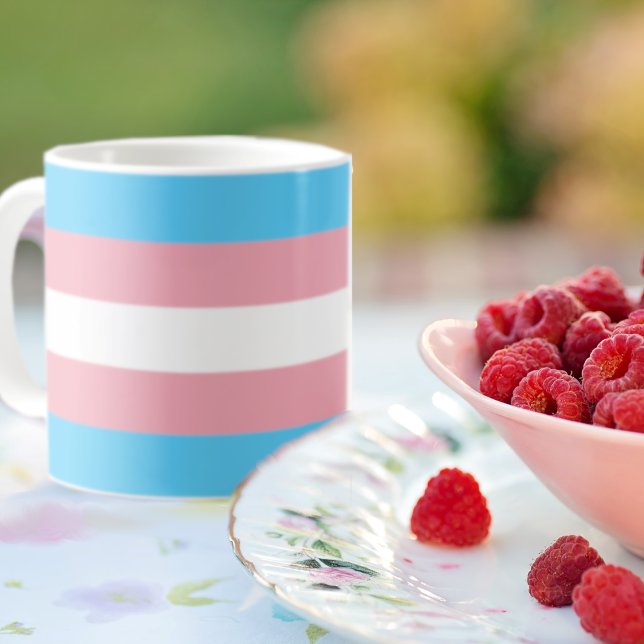 Transgender-Flag-Tasse Tasse (Von Creator hochgeladen)
