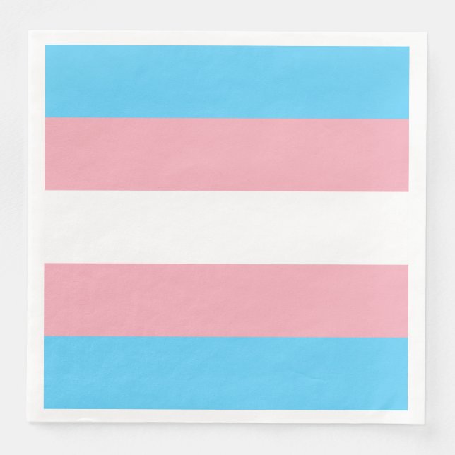 transgender flag trans lgbt lgbtq gay lesbian homo serviette (Vorderseite)