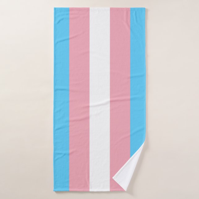 Transgender-Flag trans-prime LGBT-Symbol Homos Badehandtuch (Badehandtuch)