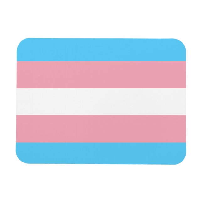 Transgender-Flag trans-prime LGBT-Symbol Homos Magnet (Horizontal)