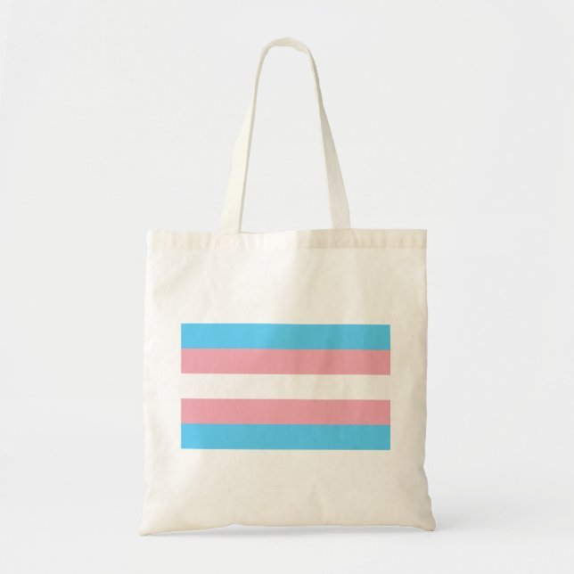 Transgender-Flag trans-prime LGBT-Symbol Homos Tragetasche (Vorne)
