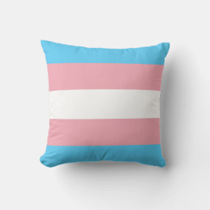 Transgender-Flagge 16 x 16 Zierkissen