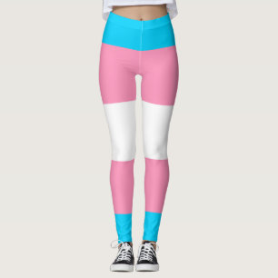 Transgender-Flagge LGBTQIA+ Leggings
