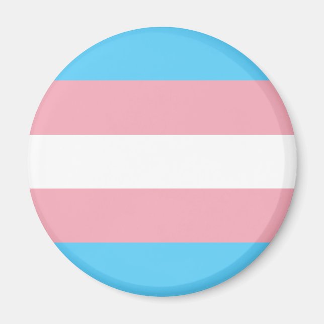 Transgender-Flagge Magnet (Vorne)