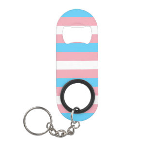 Transgender-Flagge Mini Flaschenöffner